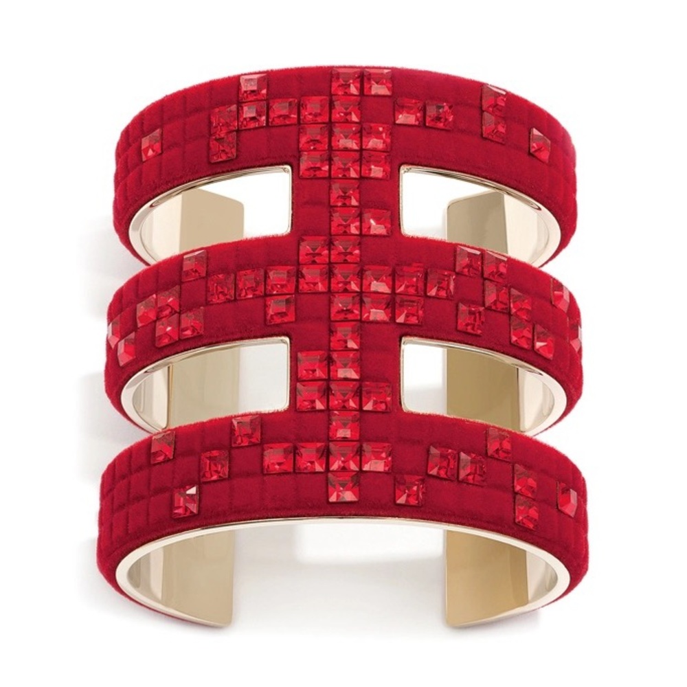 Atelier Swarovski x Viktor & Rolf Triple “Velvet Rock” Cuff